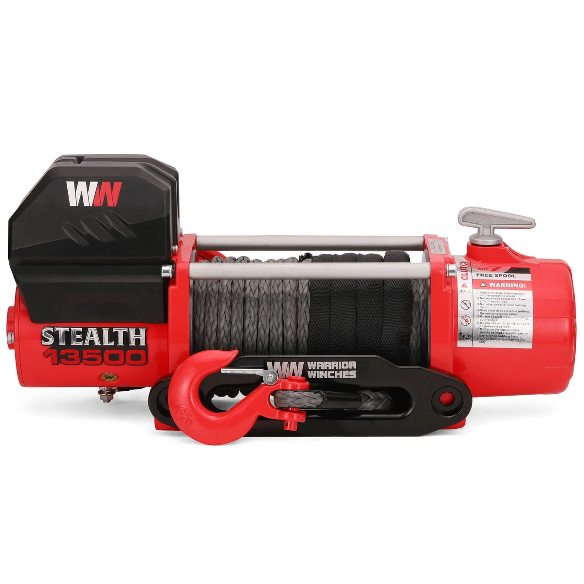 Stealth Winches 13500lb 12v Electric Winch with Synthetic Rope