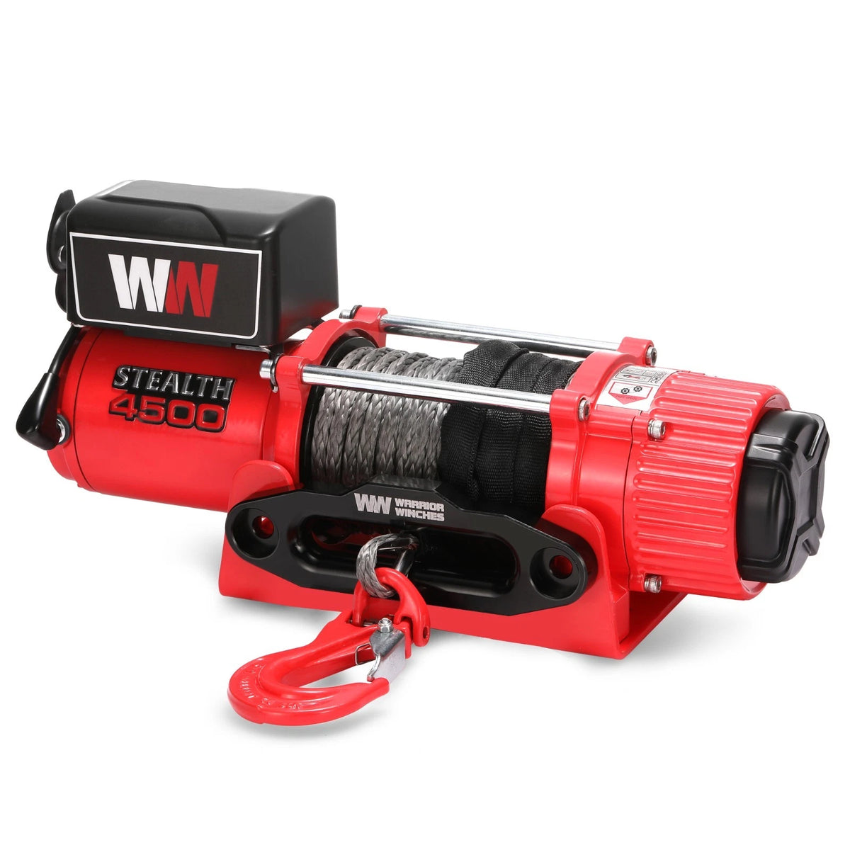 Stealth Winches 4500lb 12v Electric Winch with Synthetic Rope
