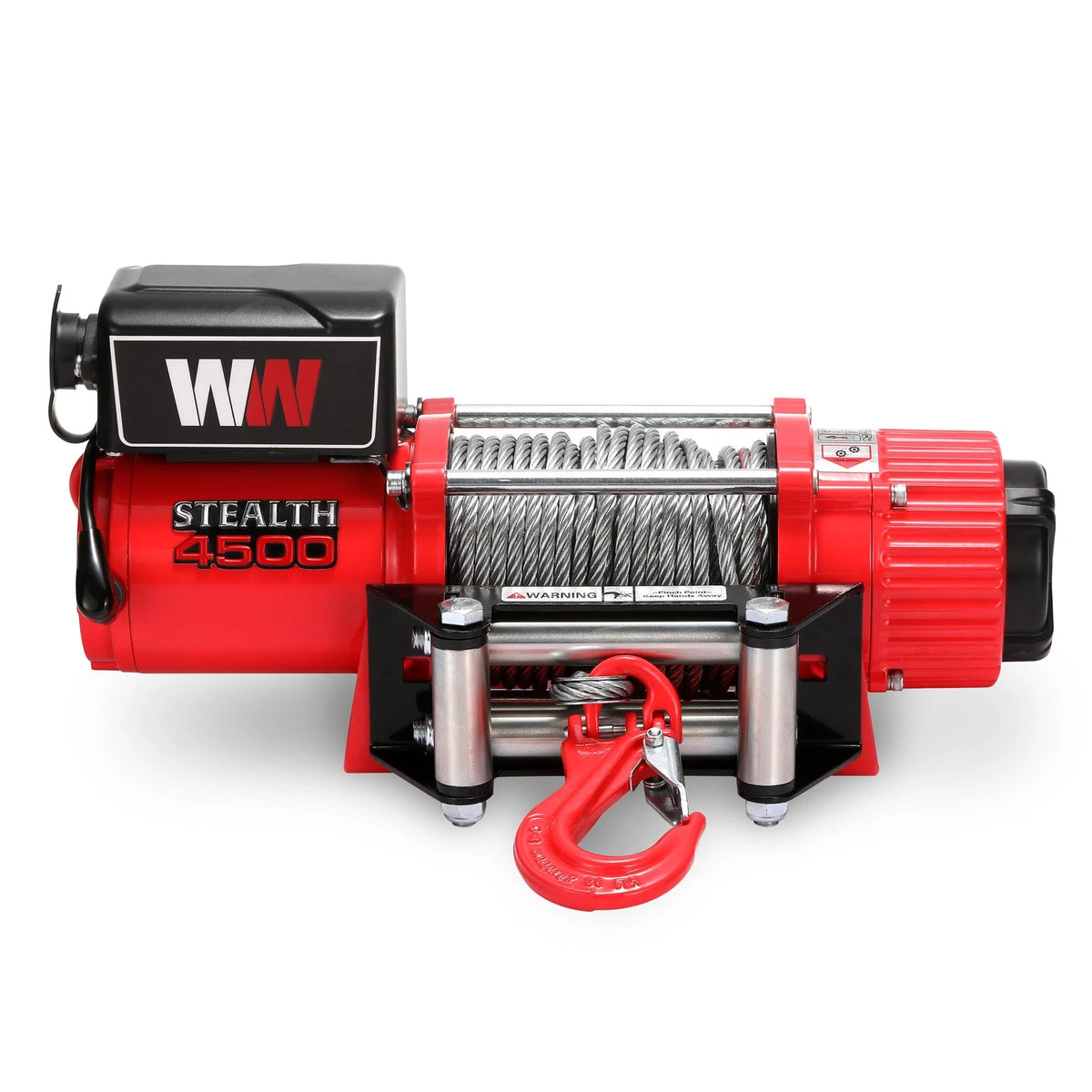 Stealth Winches 4500lb 12v Electric Winch with Steel Rope