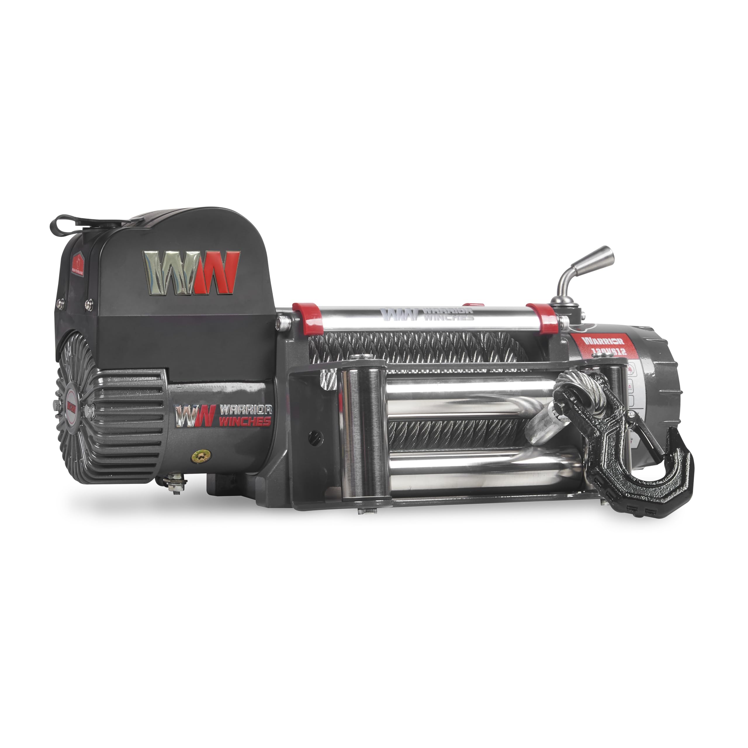Warrior Winches Samurai 12000lb 12v Electric Winch with Steel Rope