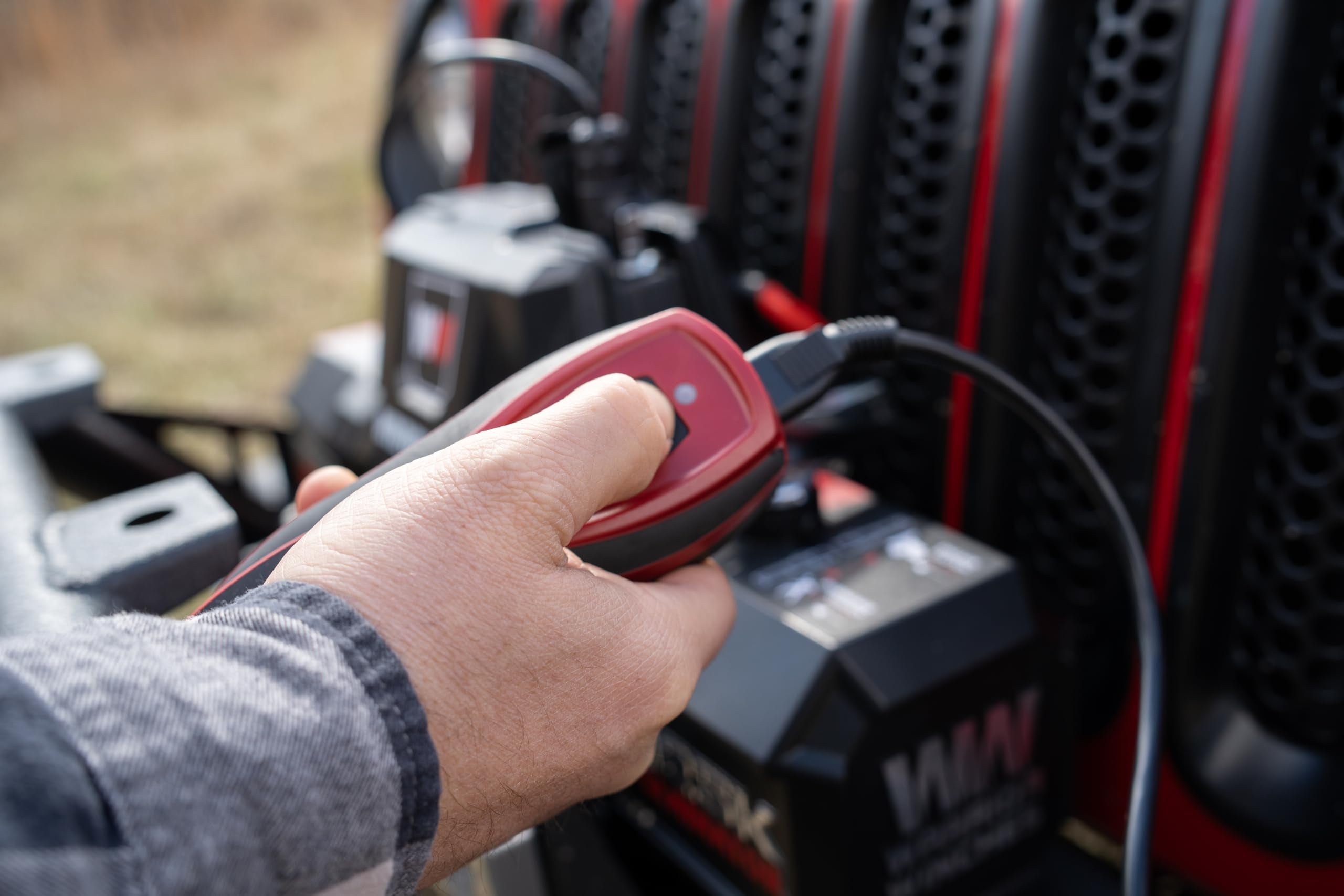 Warrior Winches Gladiator 12500lbs 12v Electric Winch with Synthetic Rope