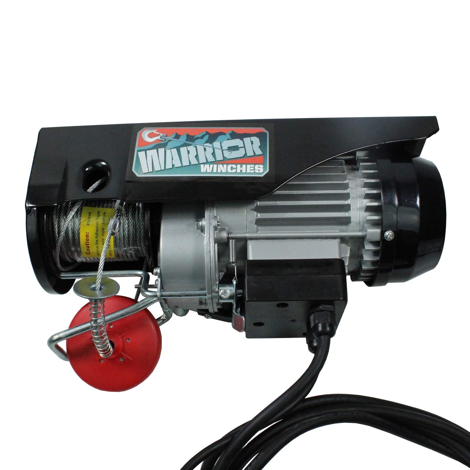 Warrior Winches Electric Hoist 250kg 240V with Wired Hand Remote Control