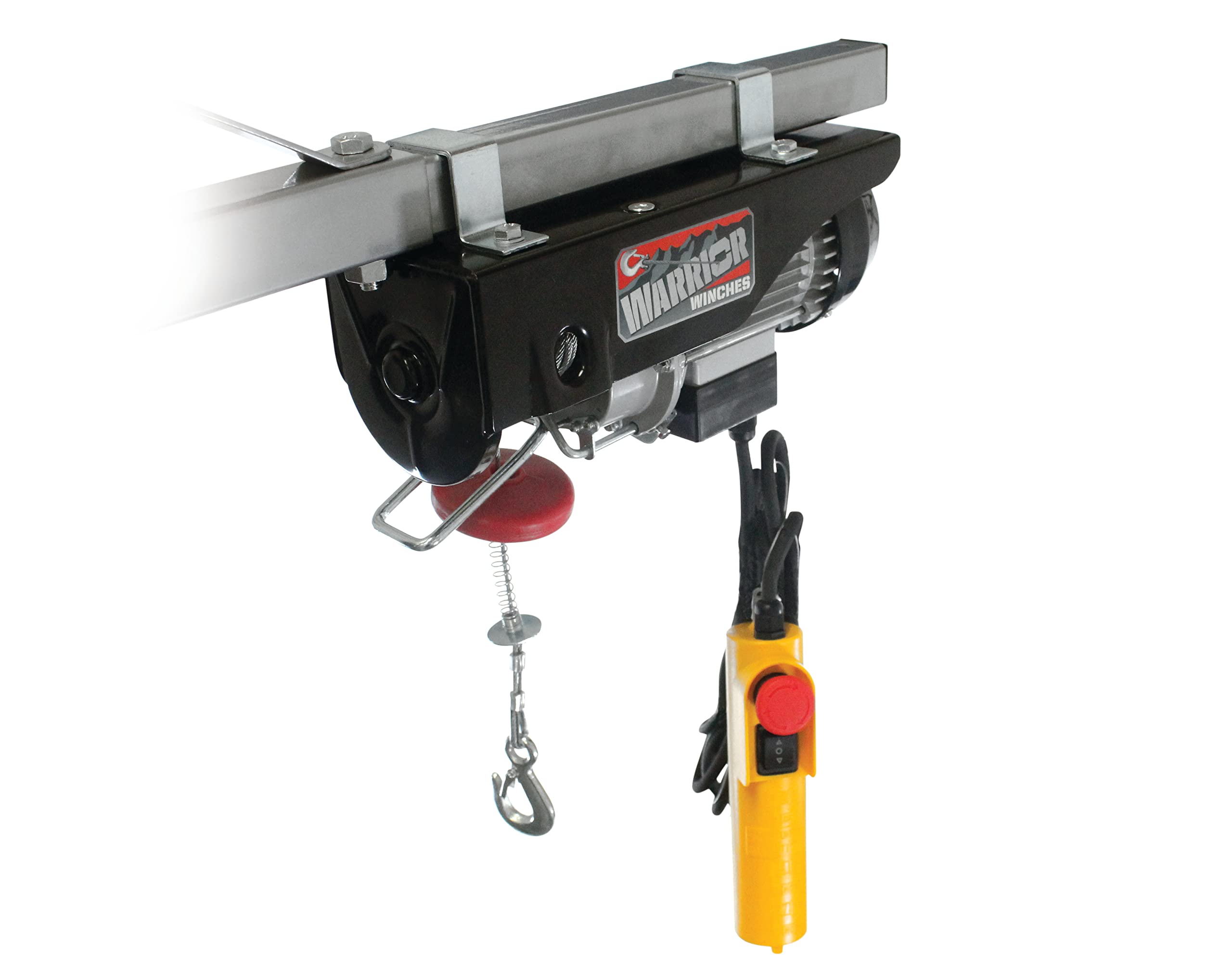 Warrior Winches Electric Hoist 250kg 240V with Wired Hand Remote Control