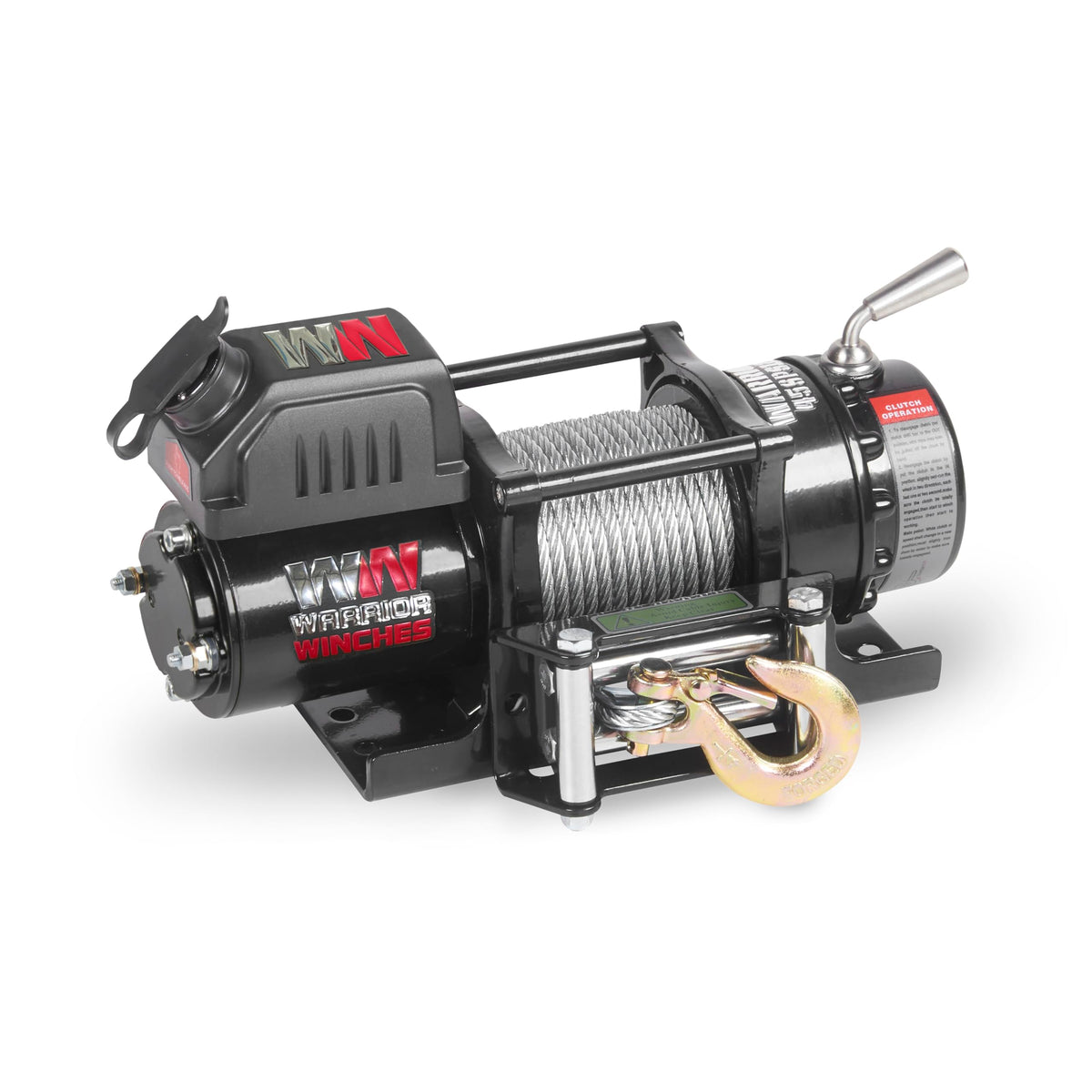Warrior Winches Ninja 4500lb 12v Electric Winch with Steel Rope