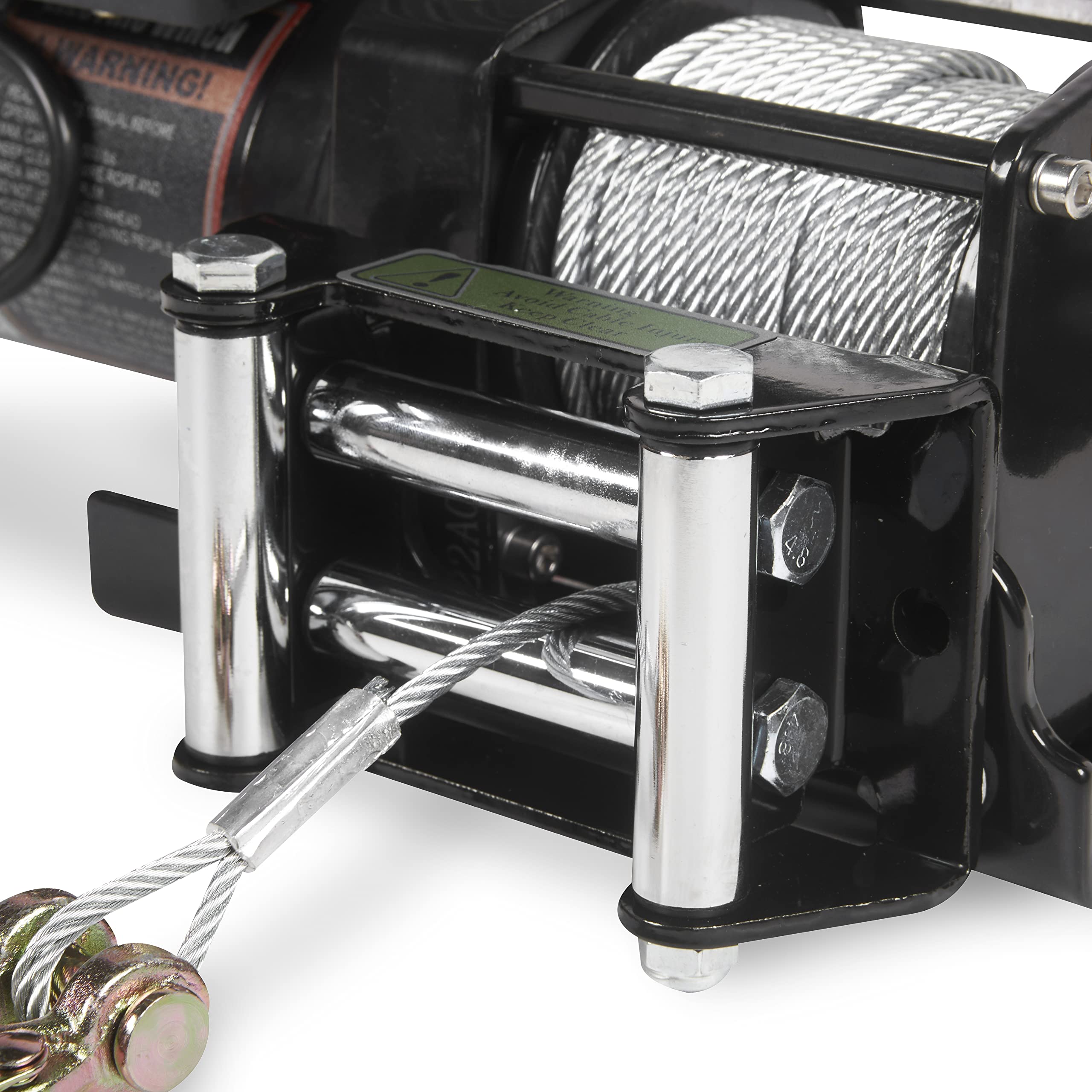 Warrior Winches Ninja 2000lb 12v Electric Winch with Steel Rope