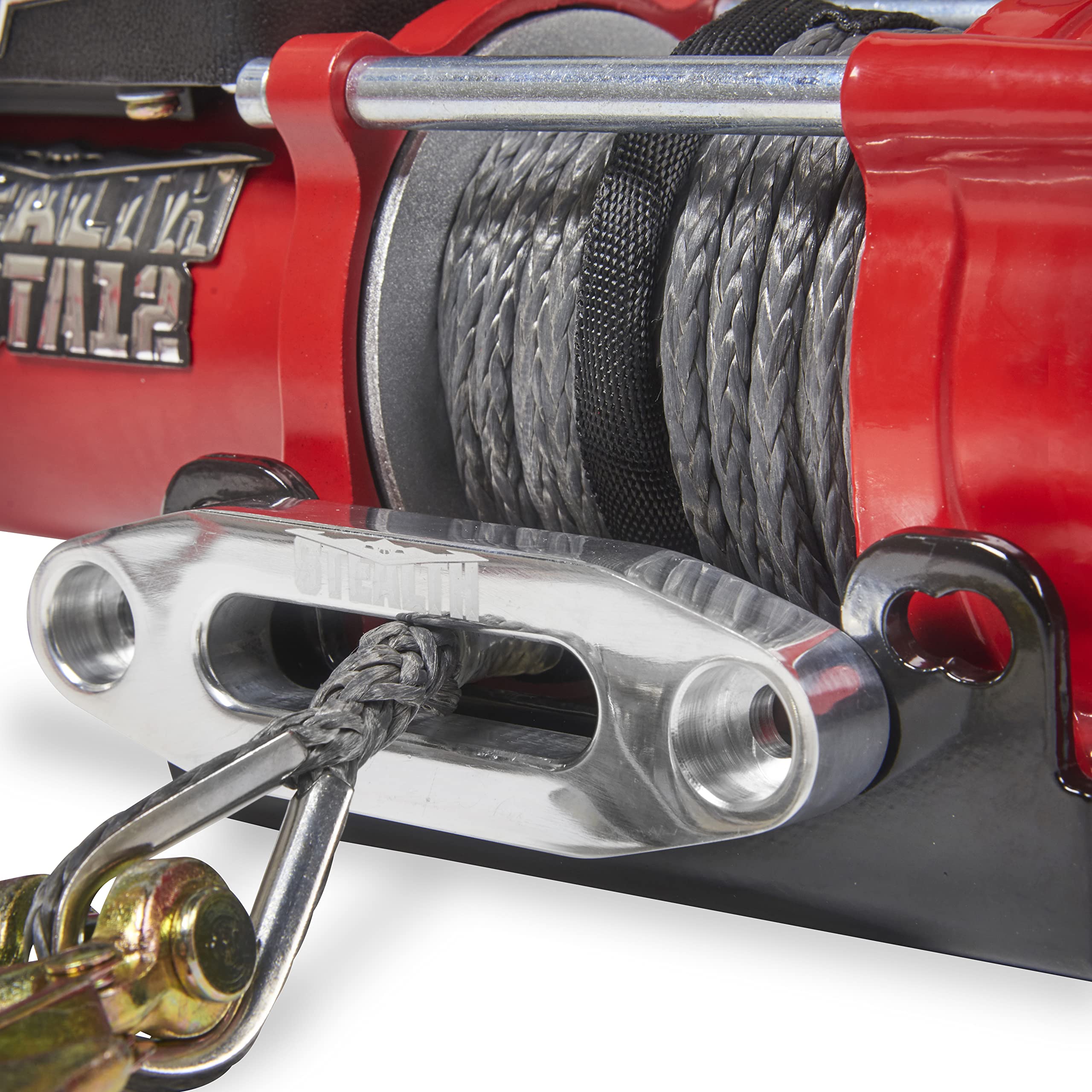 Stealth Winches 3500lb 12v Electric Winch with Synthetic Rope