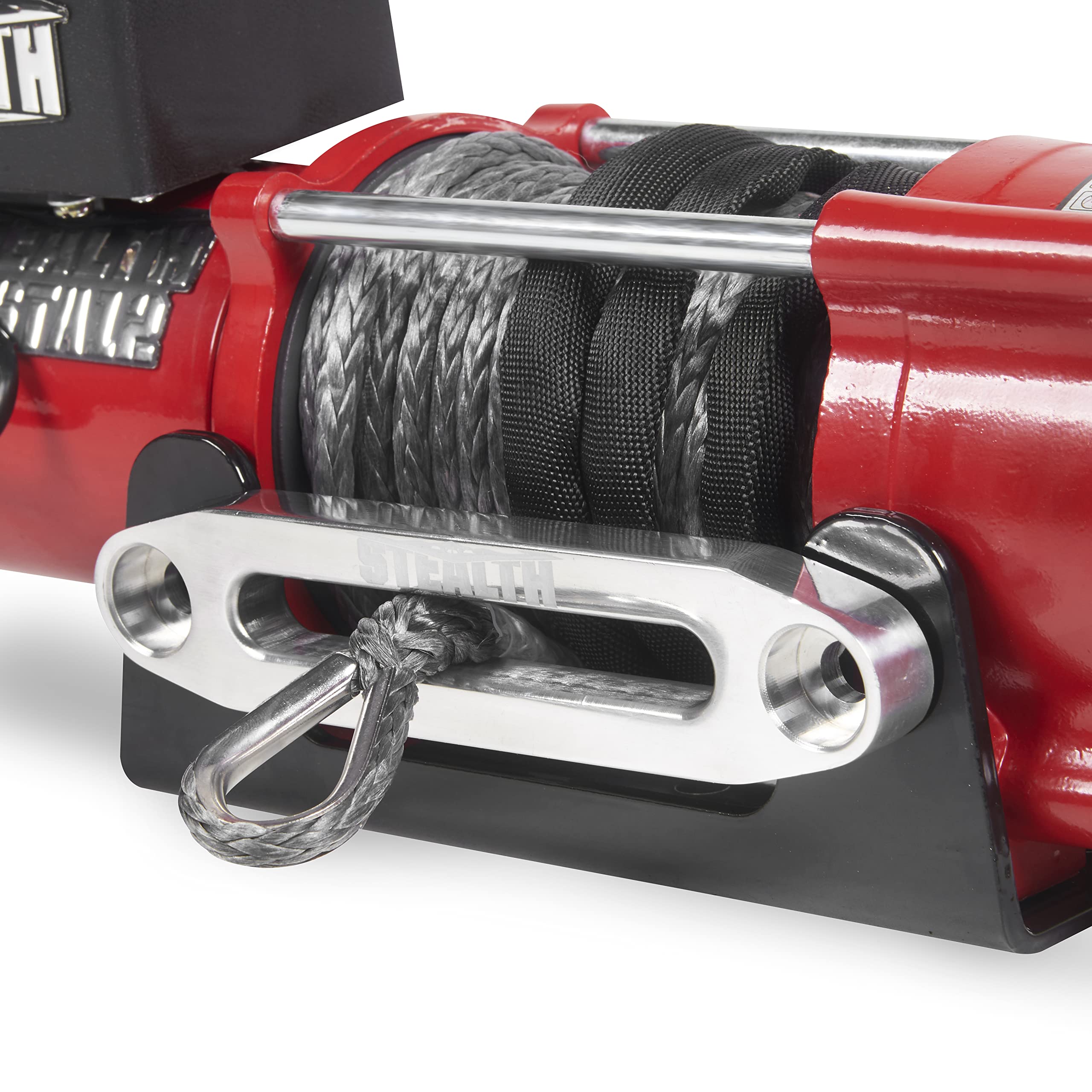 Stealth Winches 4500lb 12v Electric Winch with Synthetic Rope