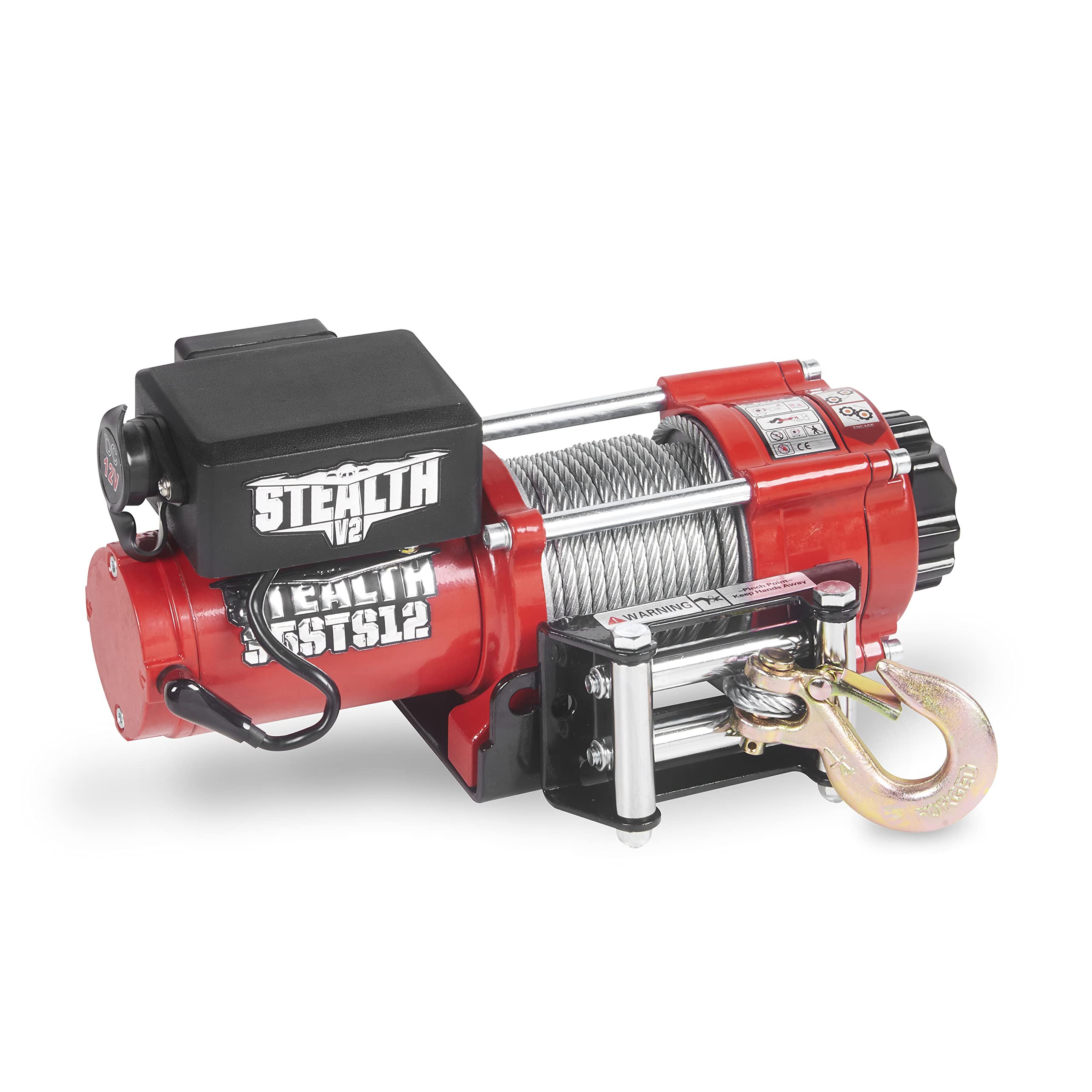 Stealth Winches 3500lb 12v Electric Winch with Steel Rope