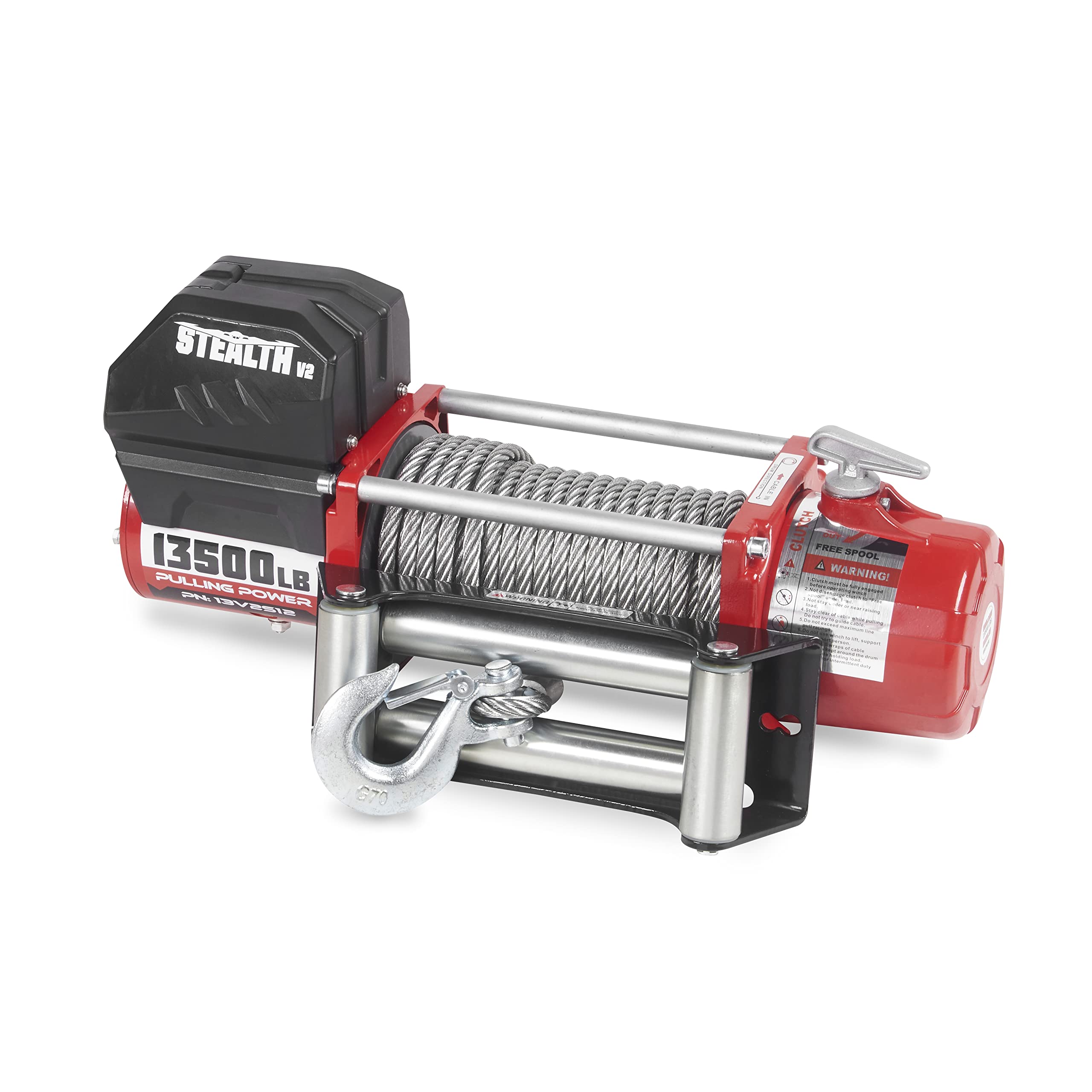 Stealth Winches 13500lb 12v Electric Winch with Steel Rope