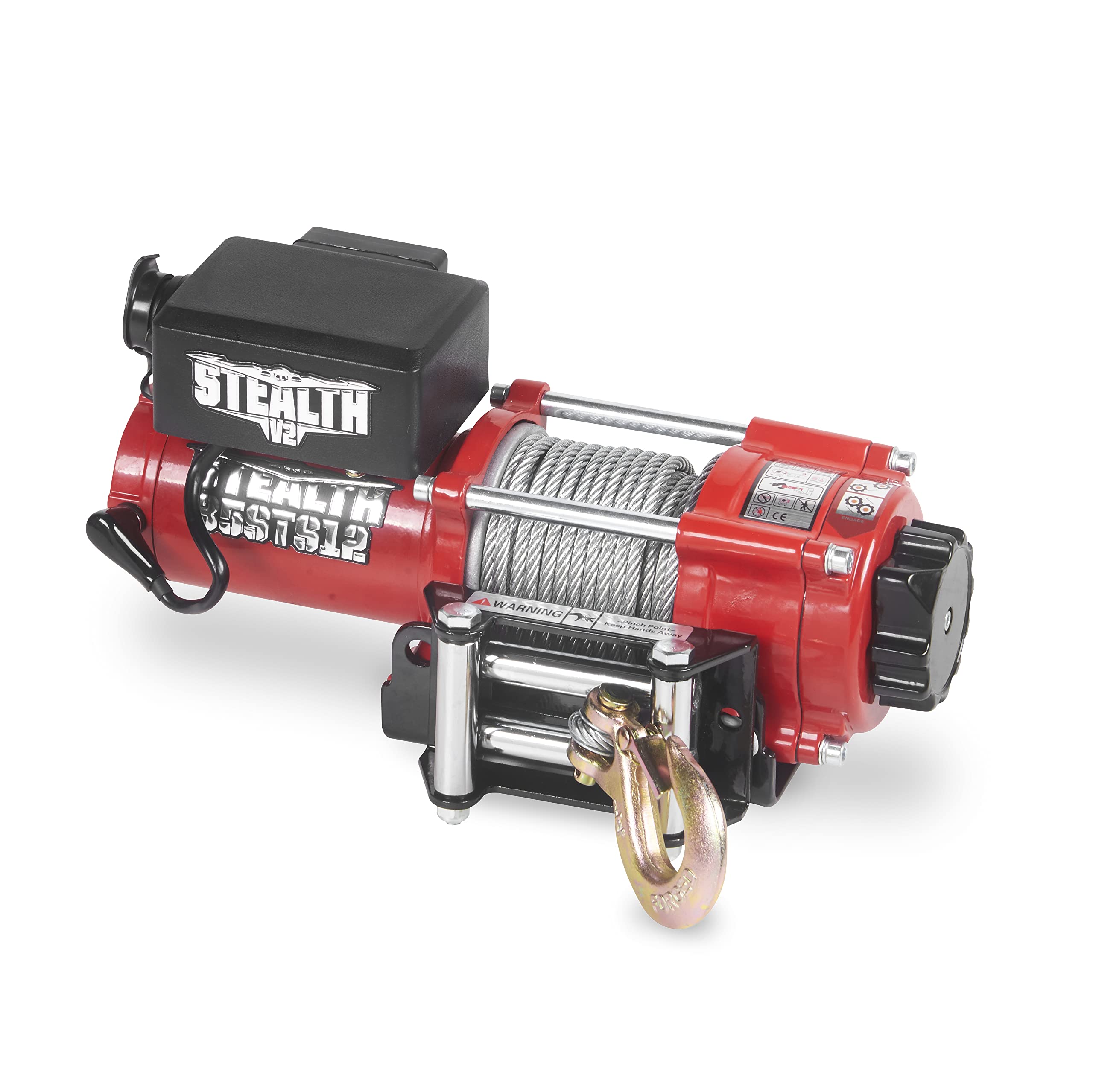 Stealth Winches 3500lb 12v Electric Winch with Steel Rope