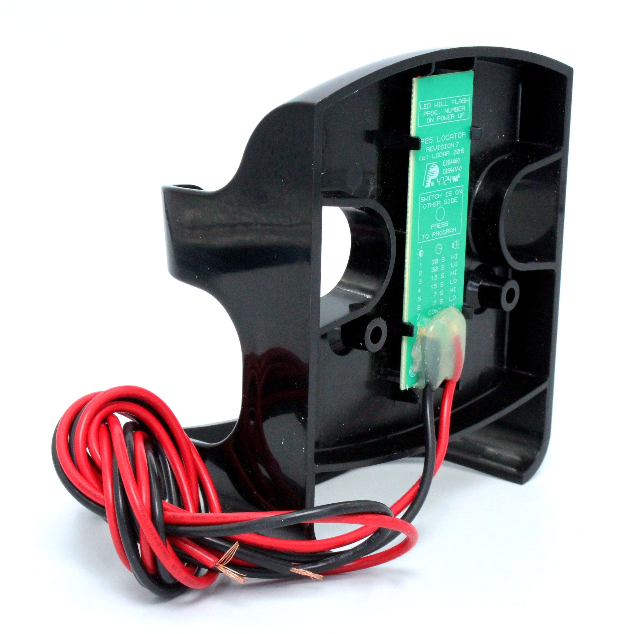Lodar AC9813 handset holder with programmable alarm – angled view