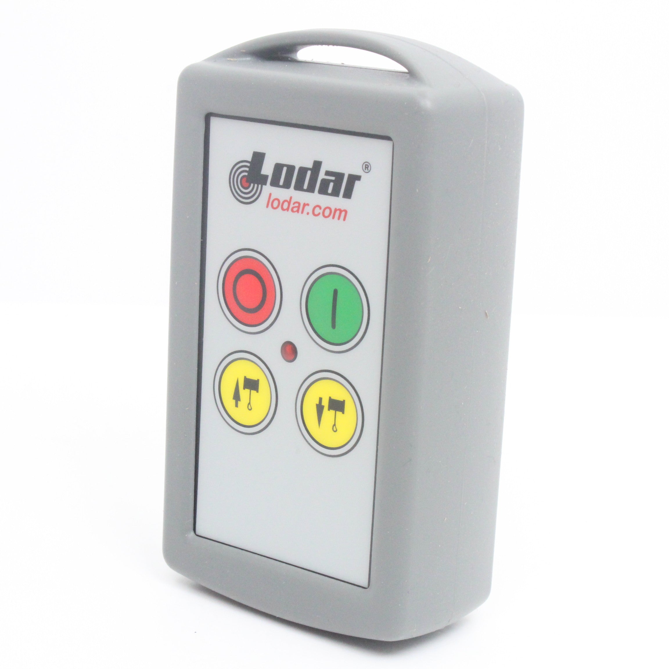 Lodar 92102TX-3 winch handset 3 quarter angle showing full profile