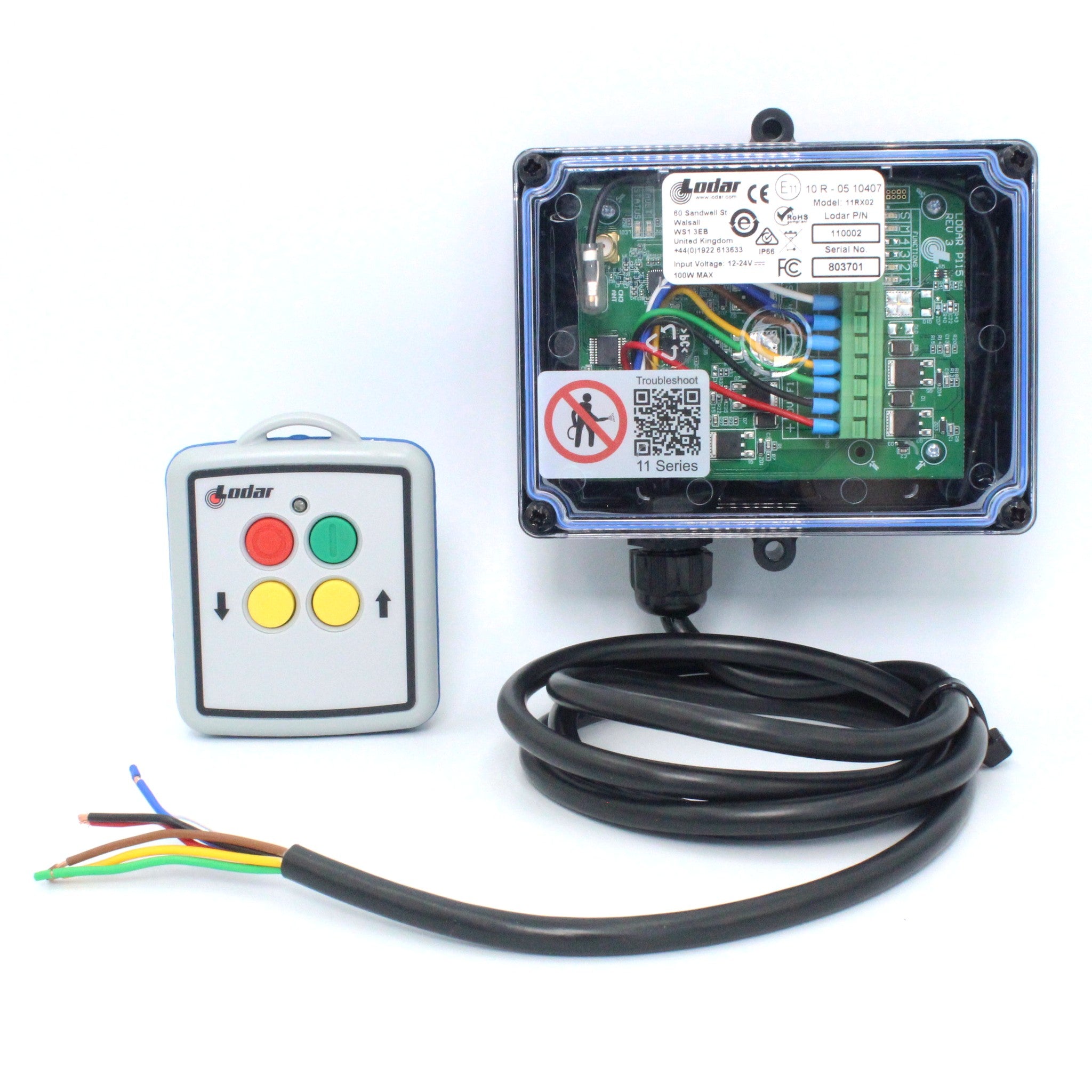 Lodar 110002-3 TI 2 Function Wireless Remote Control Kit Arrows L/R With Master