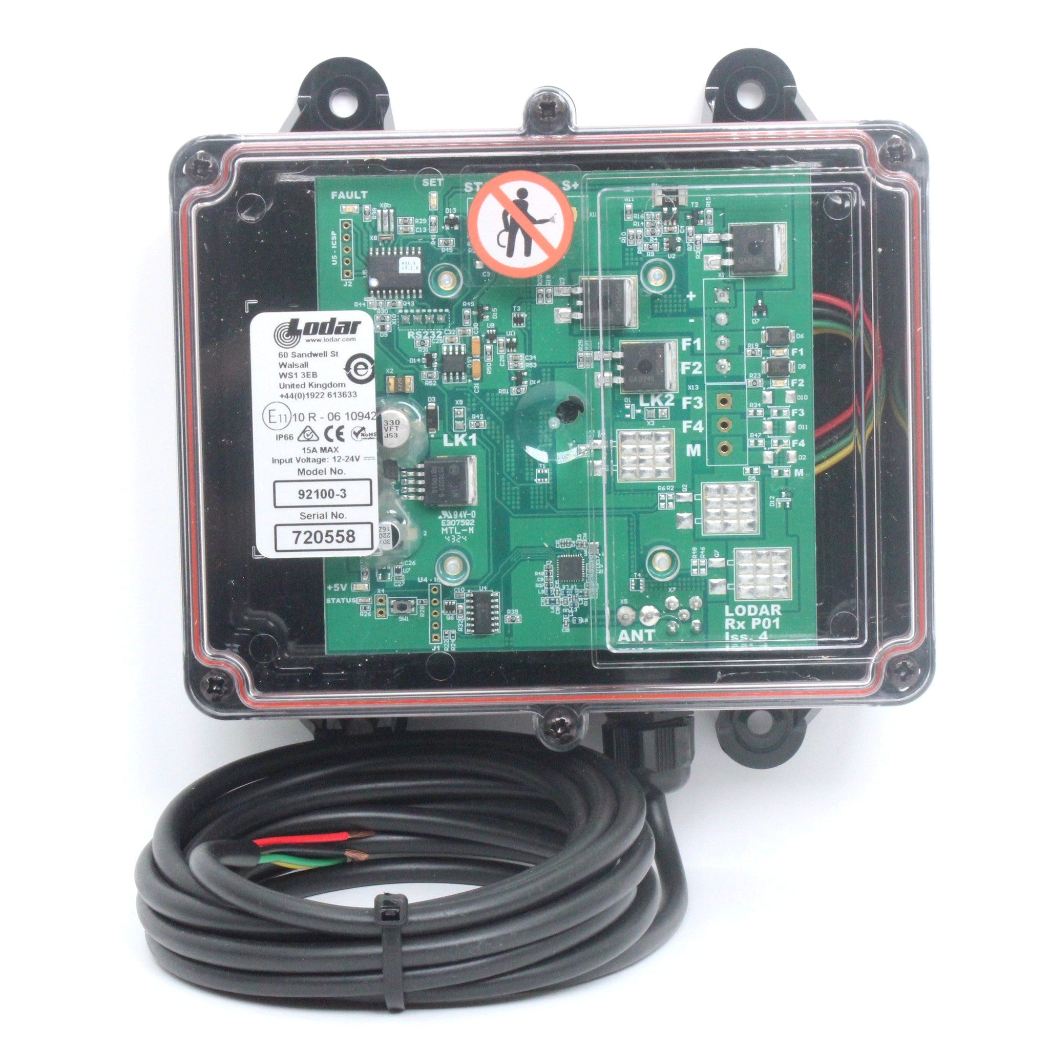 Lodar 92100-3 2 Function Wireless Remote Control Kit (No Master) Custom Inserts