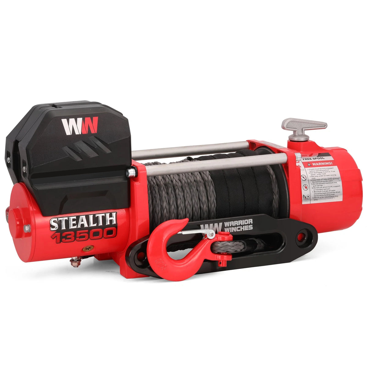 Stealth Winches 13500lb 12v Electric Winch with Synthetic Rope