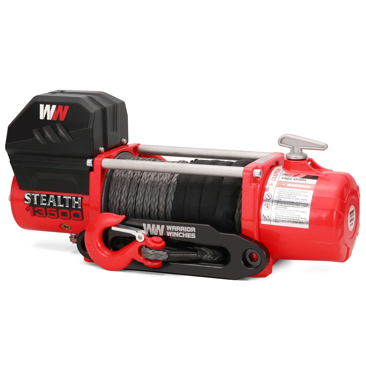 Stealth Winches 13500lb 12v Electric Winch with Synthetic Rope