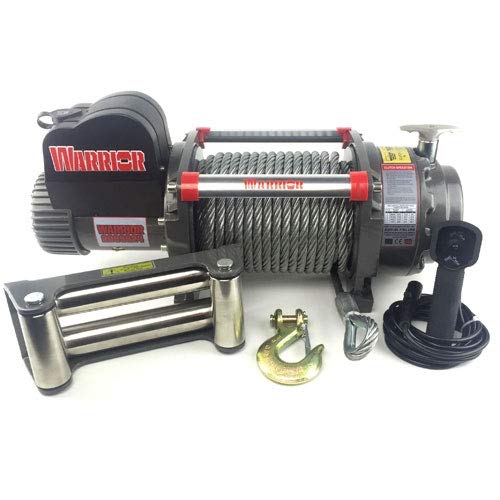 Warrior Winches Samurai 20000lb 24v Electric Winch with Steel Rope