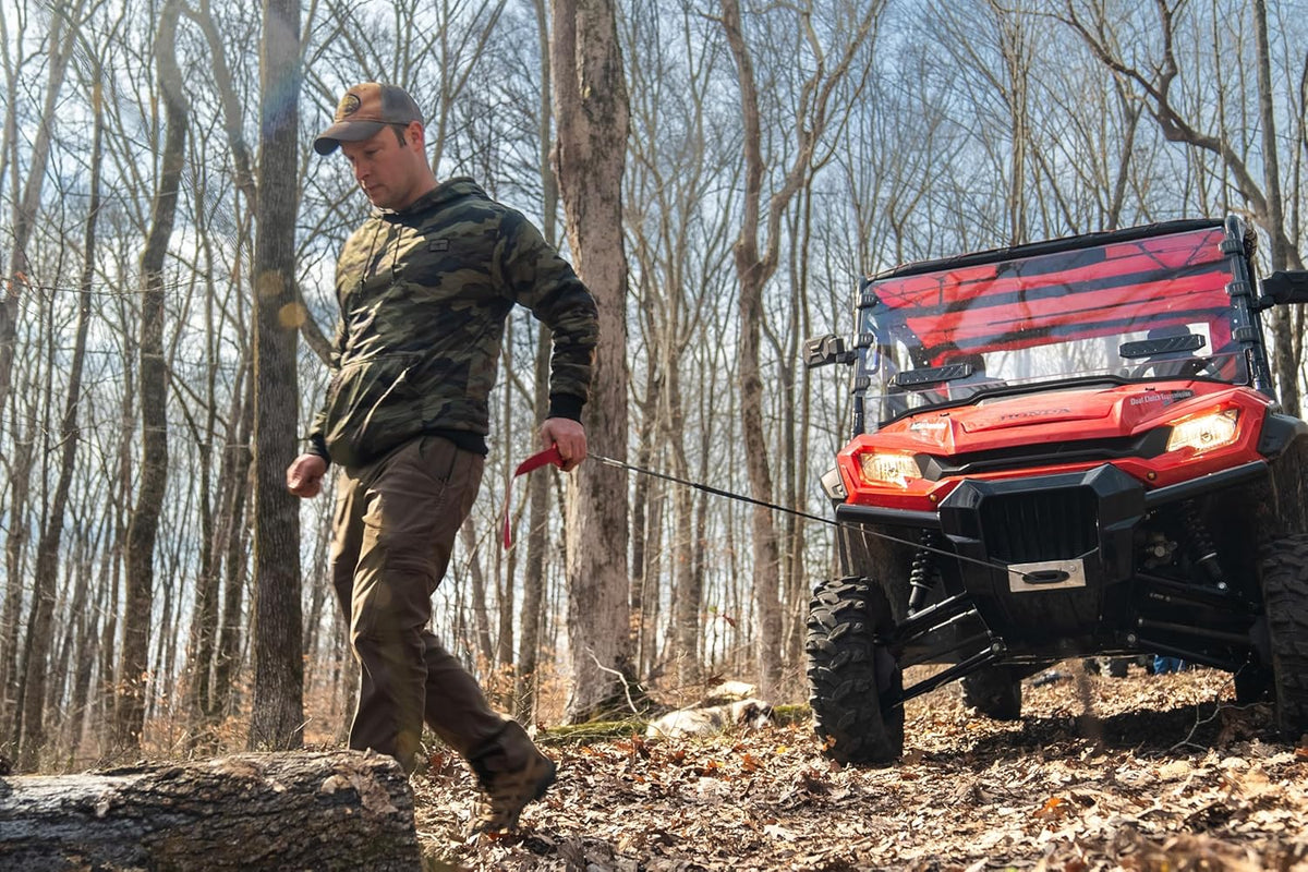 Stealth Winches 4500lb 12v Electric Winch with Synthetic Rope