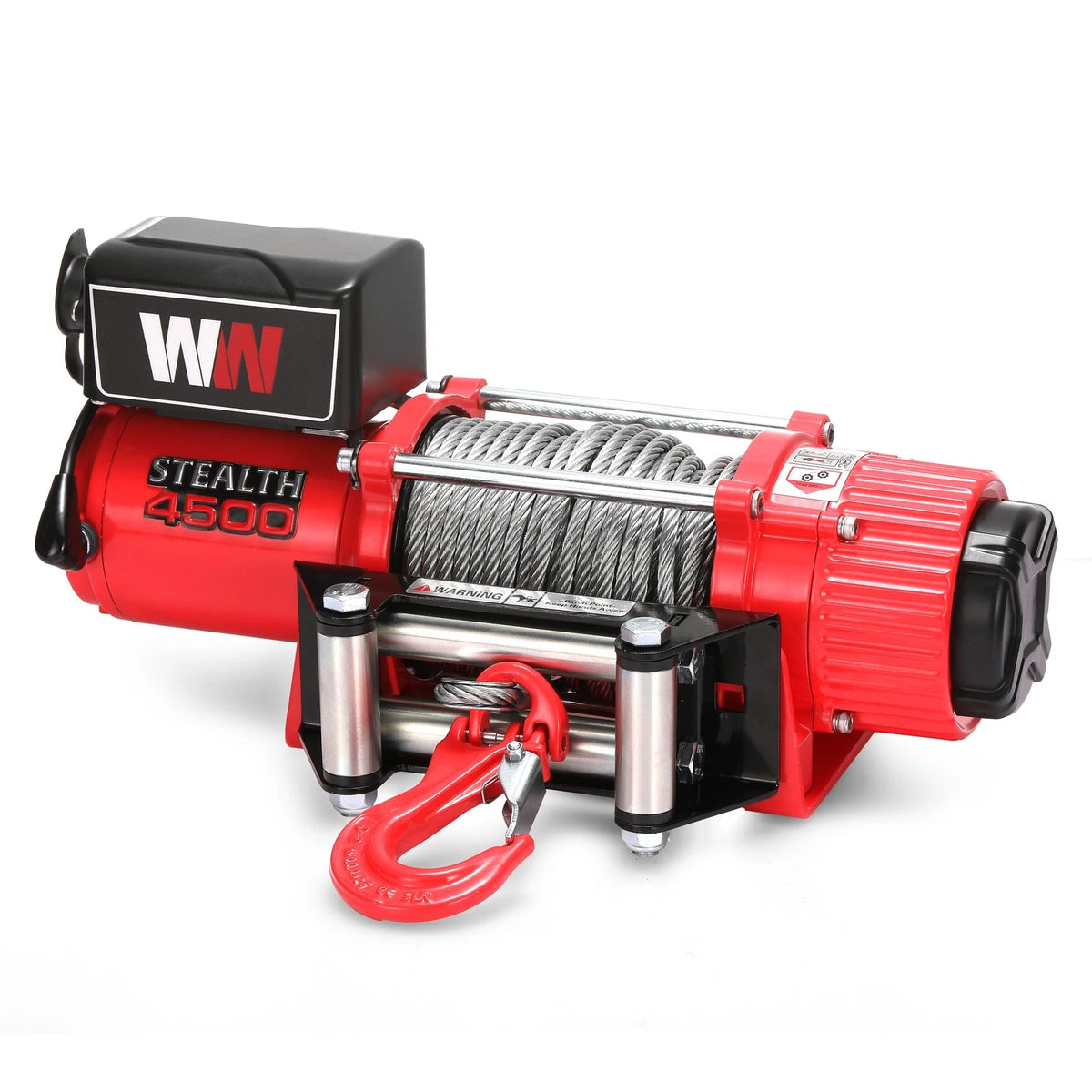 Stealth Winches 4500lb 12v Electric Winch with Steel Rope