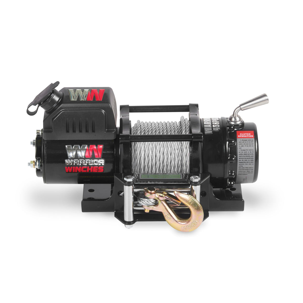 Warrior Winches Ninja 4500lb 12v Electric Winch with Steel Rope