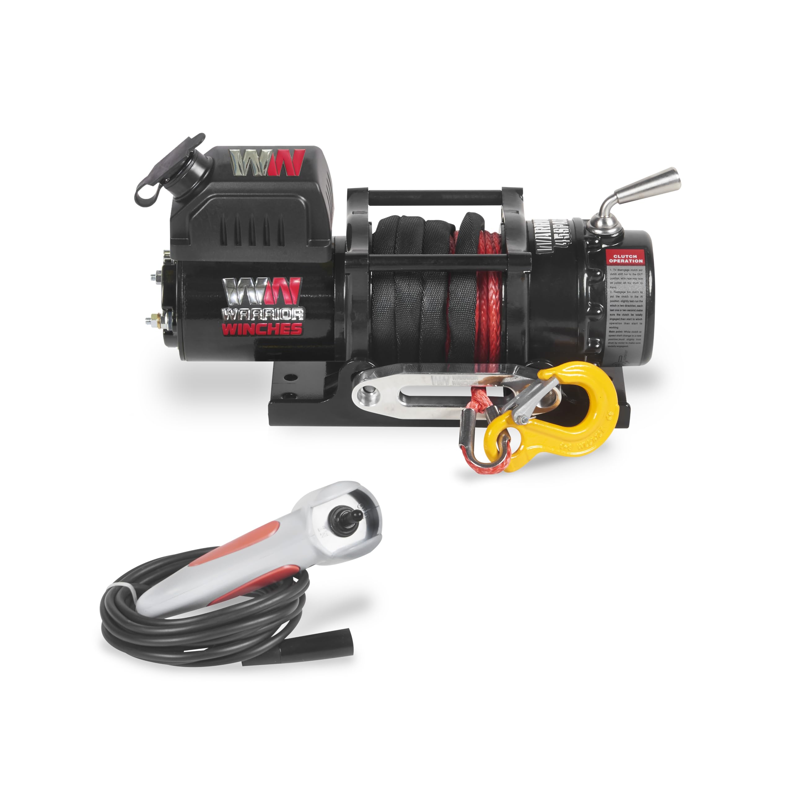 Warrior Winches Ninja Electric Winch 4500lb 12v - Synthetic Rope