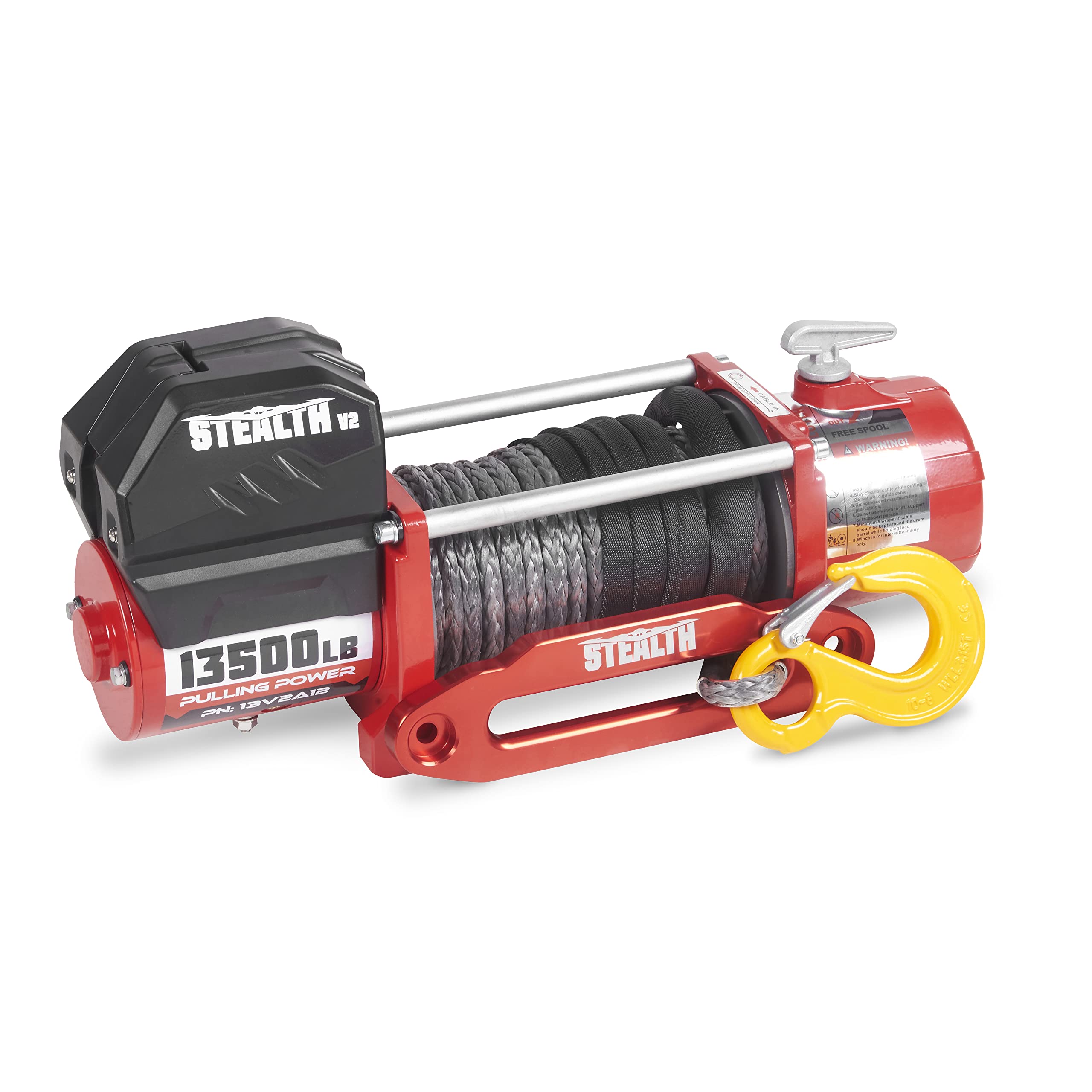 Stealth Winches 13500lb 12v Electric Winch with Synthetic Rope