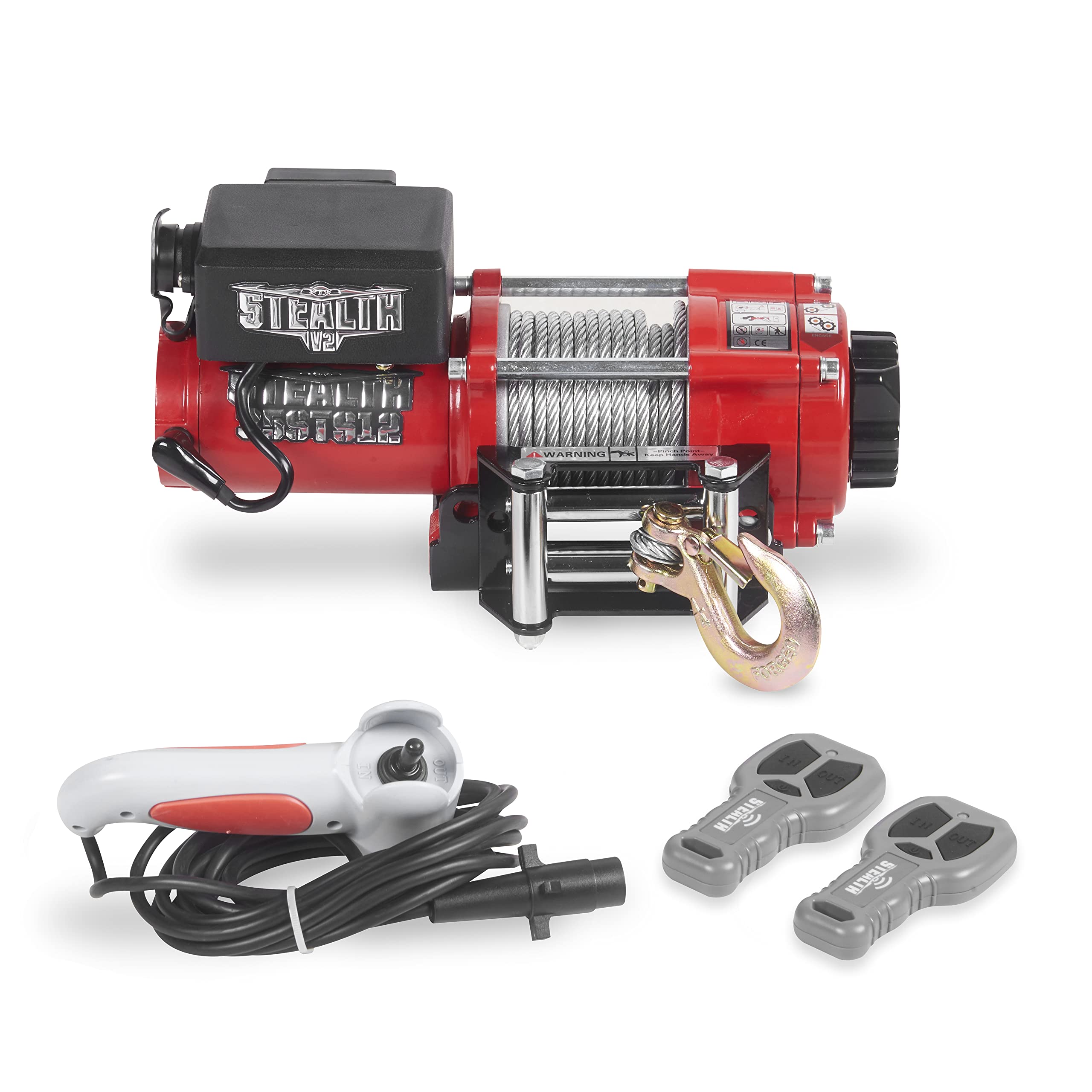 Stealth Winches 3500lb 12v Electric Winch with Steel Rope