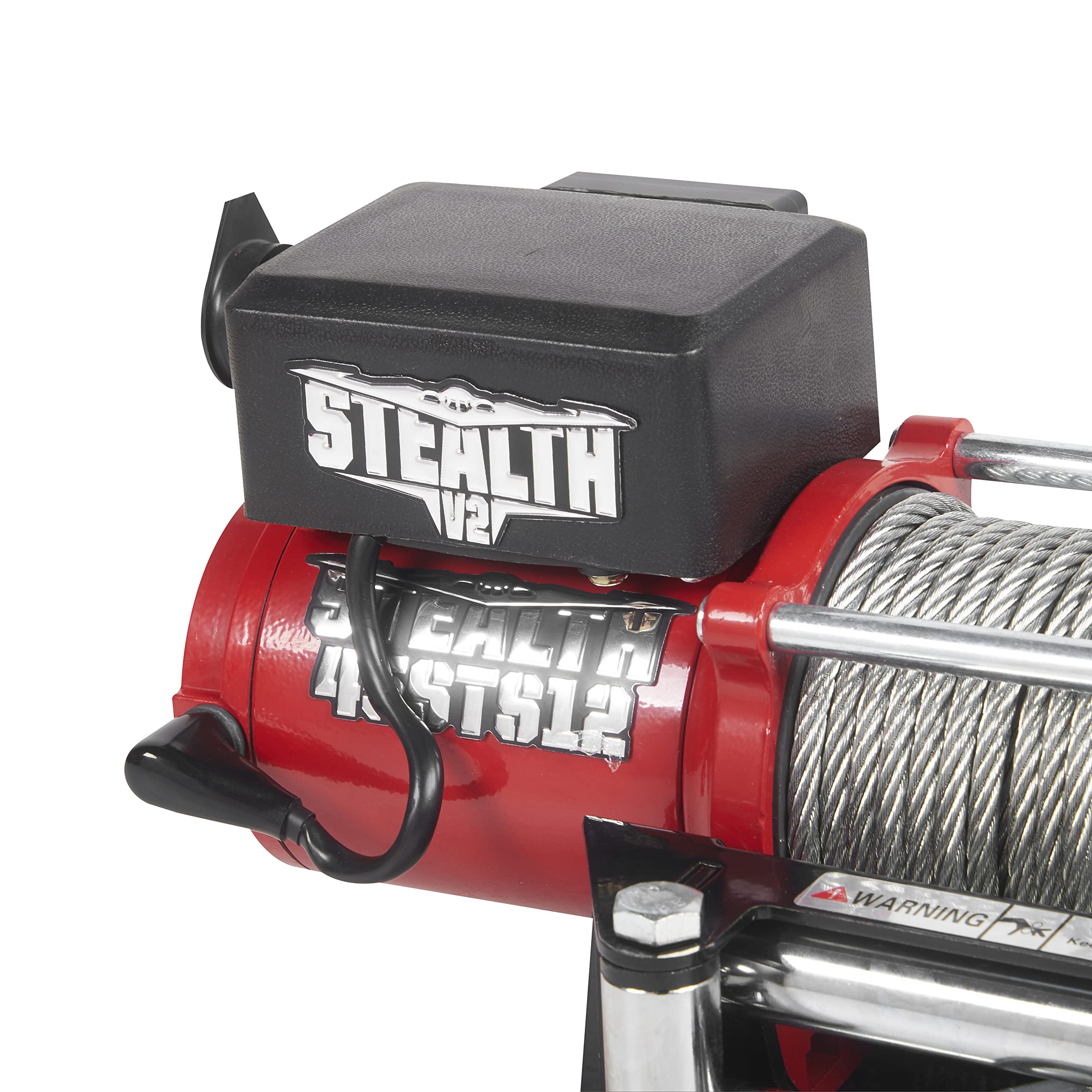 Stealth Winches 4500lb 12v Electric Winch with Steel Rope