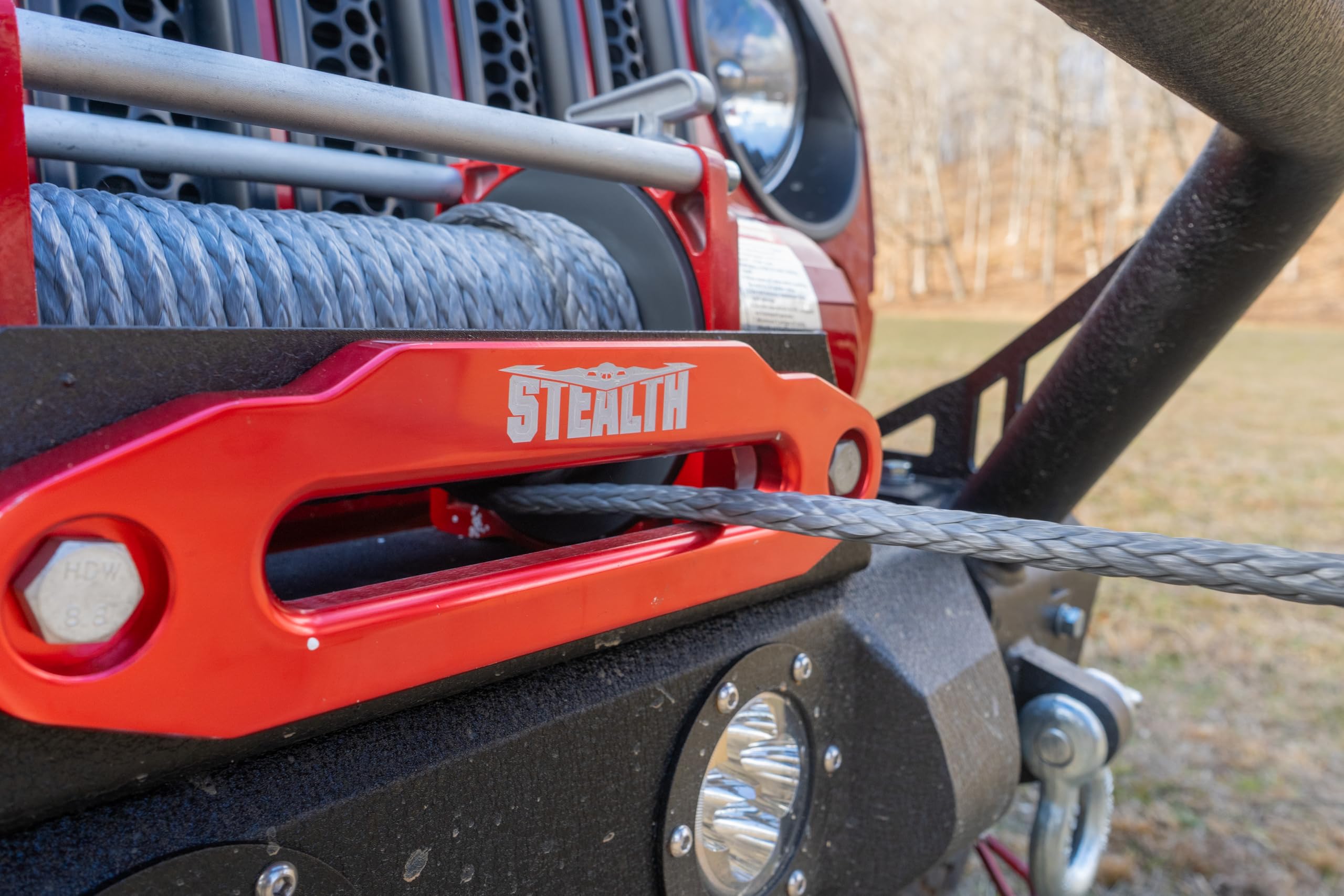 Stealth Winches 13500lb 12v Electric Winch with Synthetic Rope