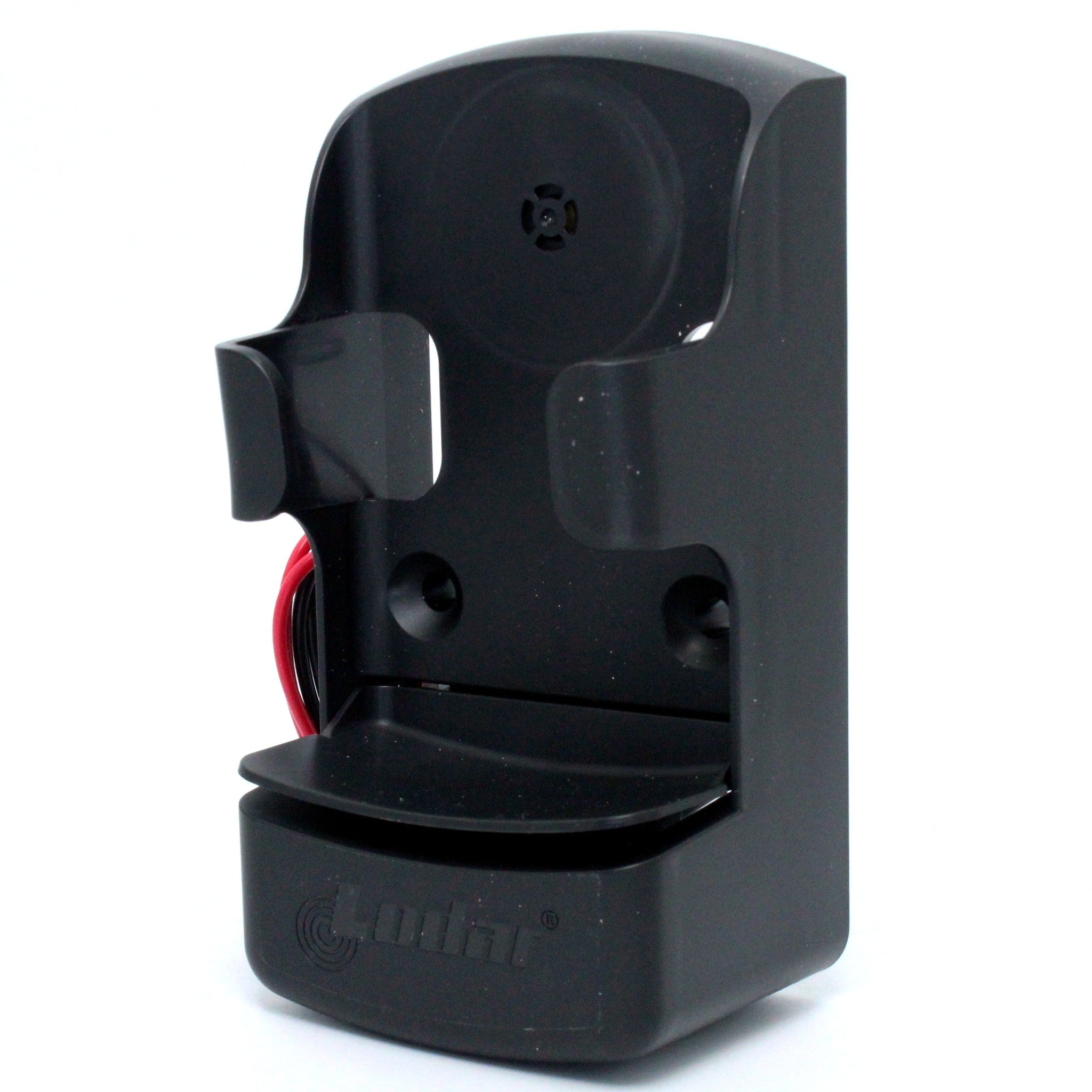 Lodar AC9816 handset holder with alarm for standard transmitters – front angled view