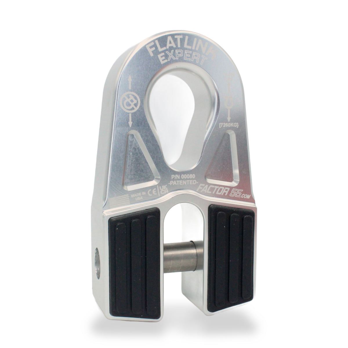 Factor 55 FlatLink E Folding Winch Shackle Mount 16,000 lbs Capacity (Expert)
