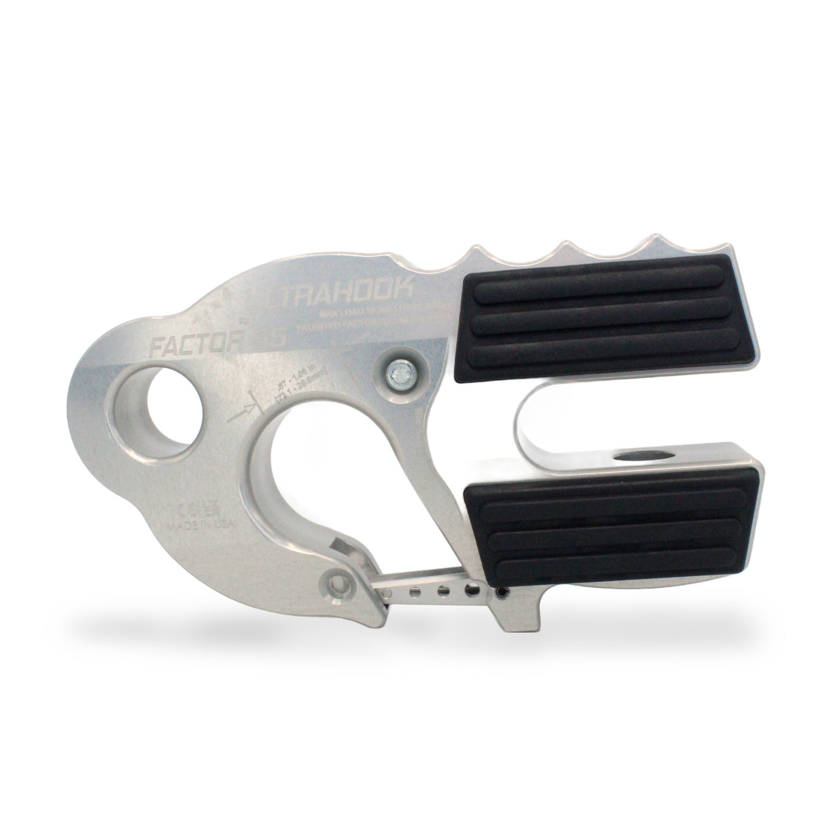 Factor 55 UltraHook Winch Hook with Shackle Mount (16,000 lbs Capacity)